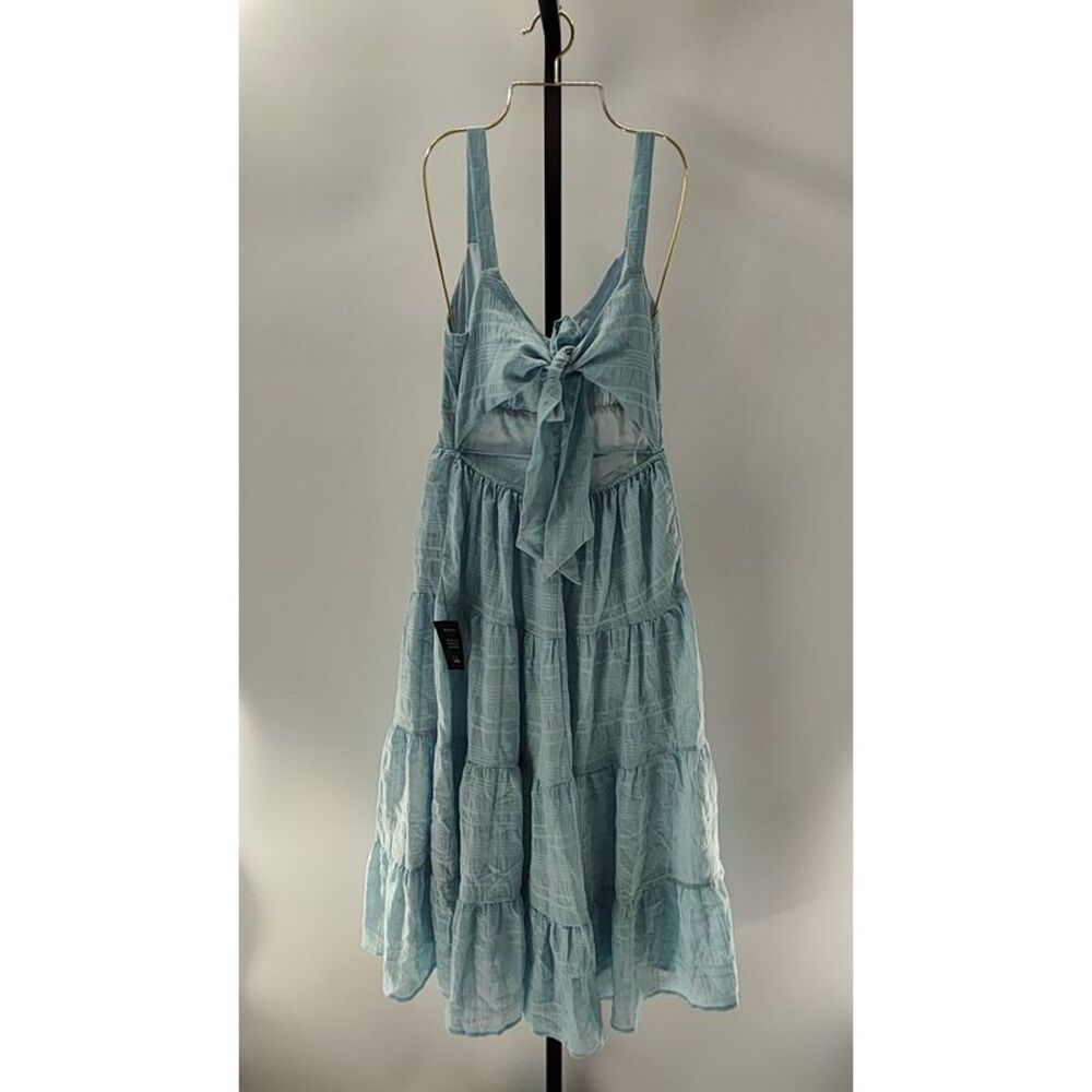 Lulus Blue Basic Sleeved Dress S - Picture 2 of 2